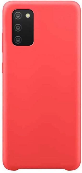 Hurtel Silicone Case Soft Flexible Rubber Cover for Samsung Galaxy A03s red (Samsung Galaxy A03s)