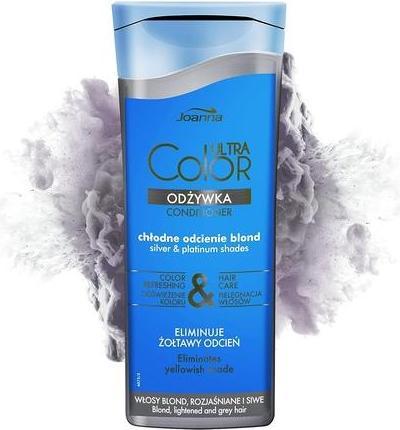 Image du produit Joanna Ultra Color System Conditioner Forond Lightened & Grey Hair Conditioner For Platinum Shade (200 ml)
