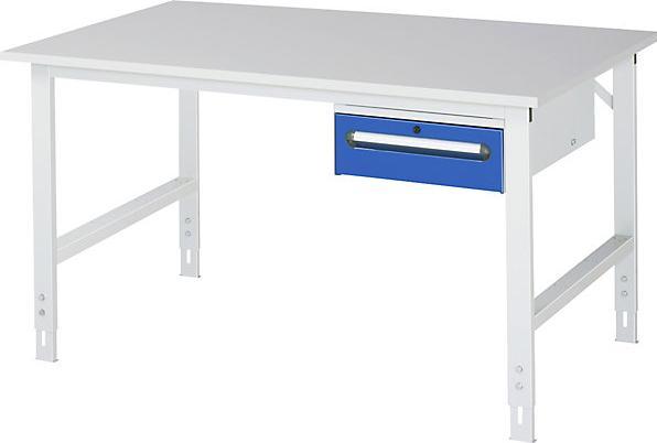 Actual product image RAU Workbenches Workbench Tom K model 02 with melamine top 1500 mm wide (150 cm, 100 cm)