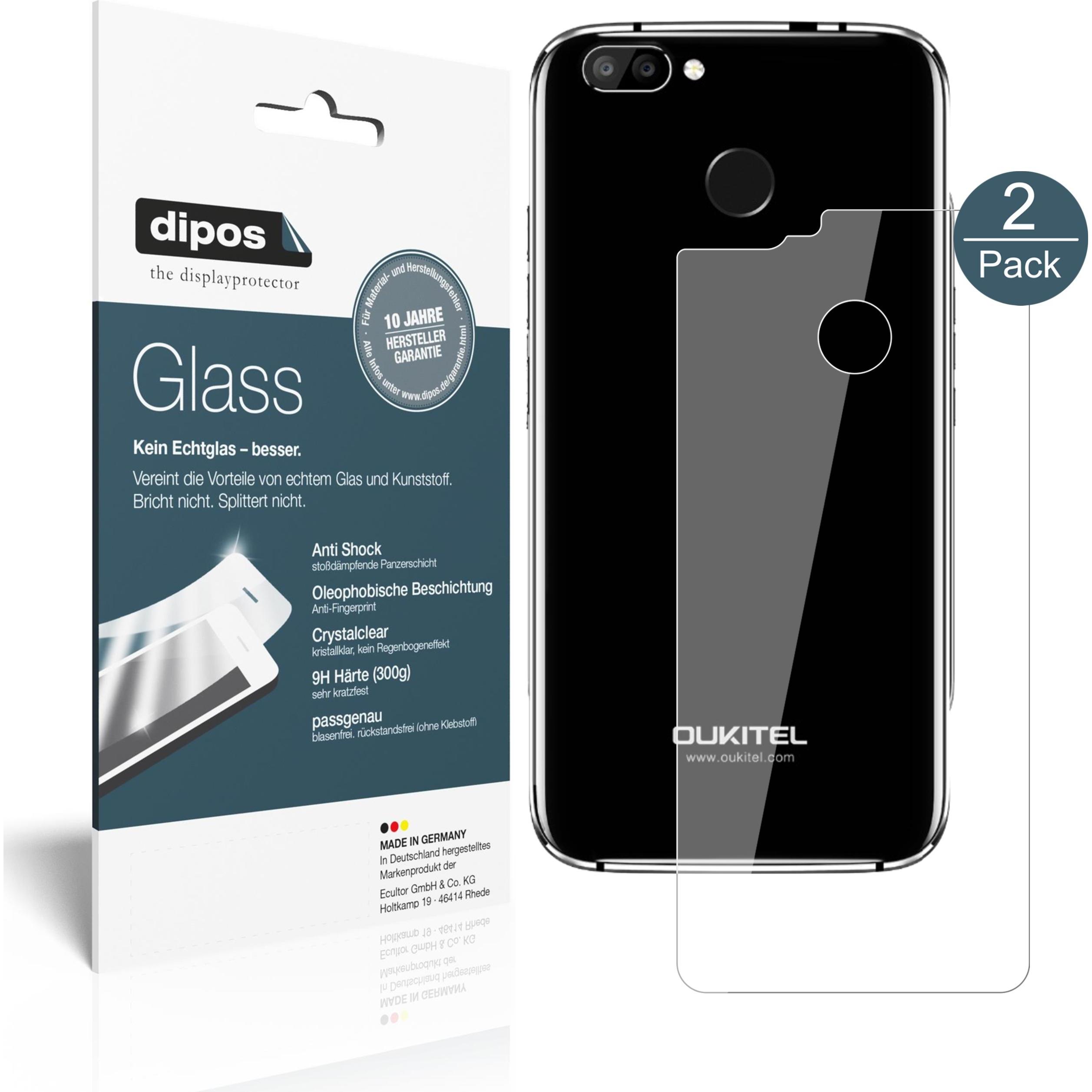 Dipos Displayschutz Anti-Shock (1 Stück, Oukitel U22), Smartphone Schutzfolie, Transparent