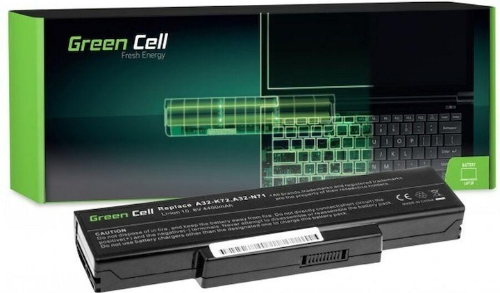 Produktbild GreenCell AS06 - Akku - ASUS - N71 K72 K72J K72F K73SV N71 N73 N73S N73SV X73S (6 Zellen, 4400 mAh)