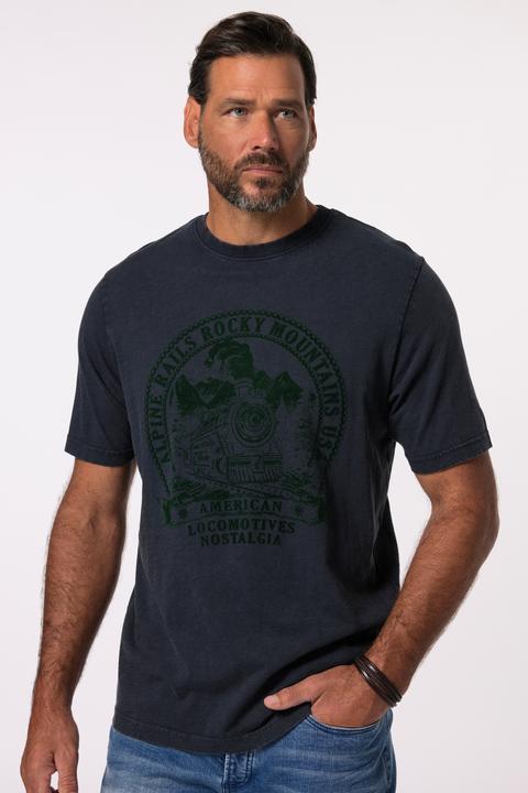 Immagine prodotto JP1880 T-shirt dal look vintage con scollo a girocollo e mezze maniche, fino alla tg. 8XL (XXL)