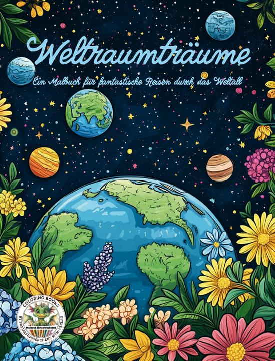 Produktbild Weltraumtrume - Ein Malbuch fr fantastische Reisen durch das Weltall