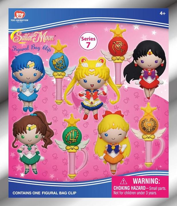 Actual product image Monogram Int. Sailor Moon 3D PVC bag tags Series 7 Display (24)