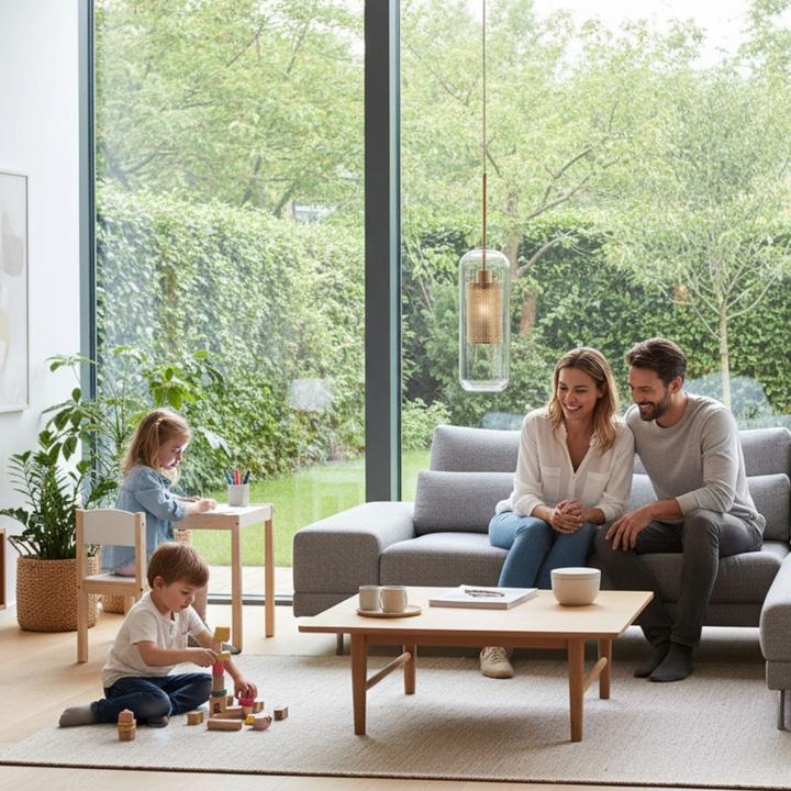 Produktbild Hermex Glas-Deckenleuchte Pendelleuchte Hängelampe Deckenlampe Hängeleuchte (E27)