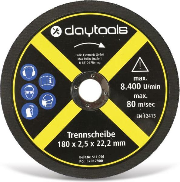 Actual product image Daytools Metal cutting disc, 180x2.5x22.2 mm, 5 pieces