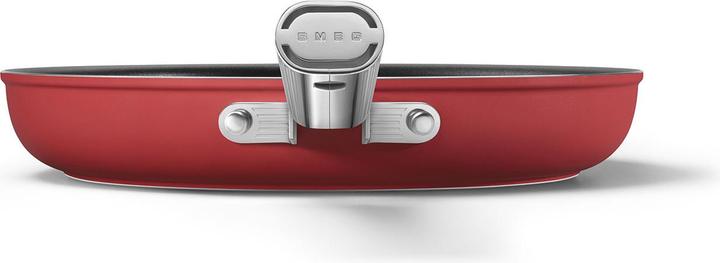Immagine prodotto Smeg CKFF3001RDM Padella Ø 30 cm, rosso (Padella per friggere, Acciaio inossidabile, Alluminio)