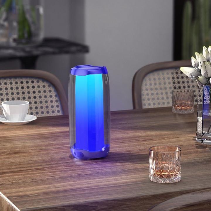 Produktbild Hoco - Wireless Speaker Pulsating (HC8) - with LED Light, Bluetooth 5.0, 10W - Blue (4 h)