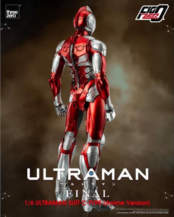 Actual product image ThreeZero Ultraman FigZero action figure 1/6 Ultraman Suit C-Type (Anime Version) 31 cm