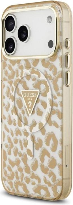 Immagine prodotto Guess - Leopard Glitter MagSafe (GUHMP17LHLEGTGLW) - iPhone 17 Pro - Brown (Apple iPhone 17 Pro)