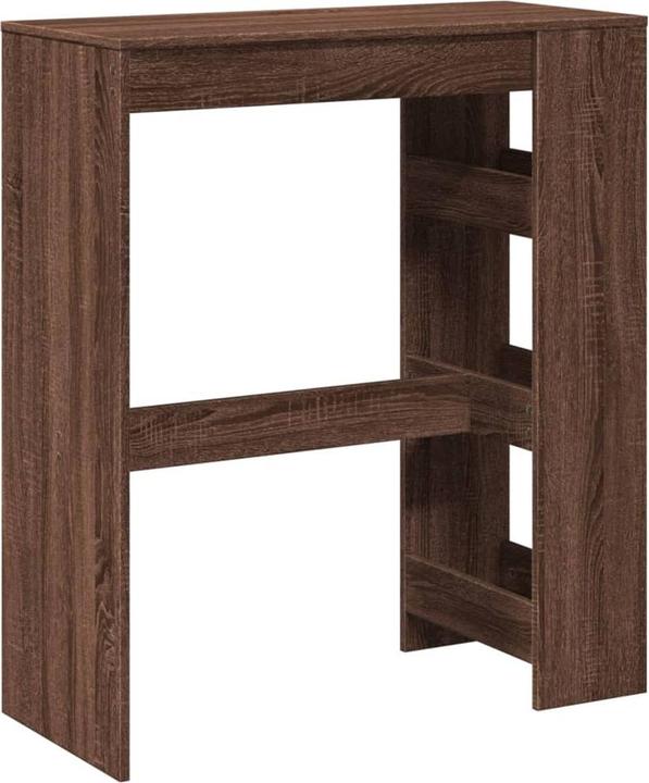 Image du produit VidaXL Table de bar avec étagère en chêne
