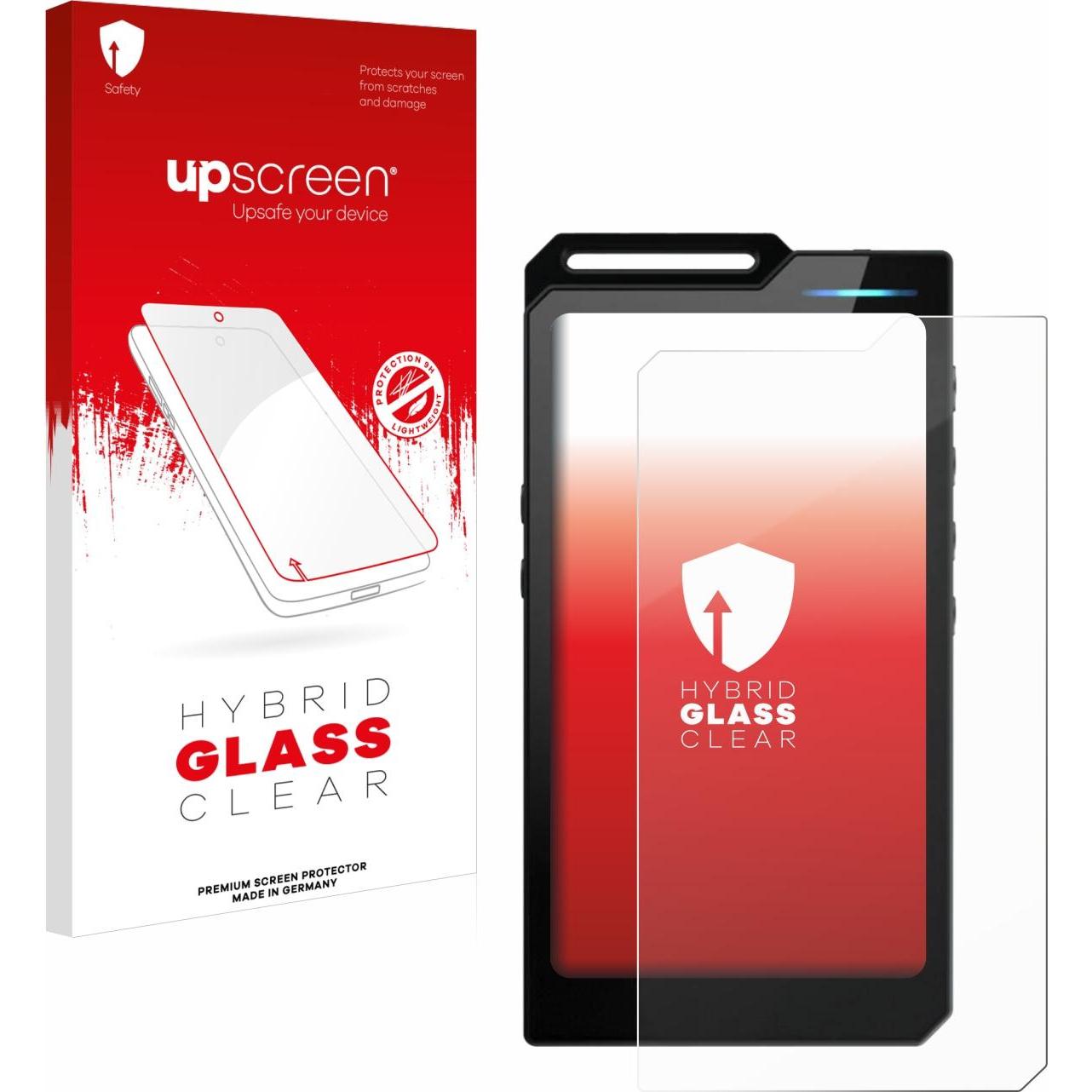 upscreen Schutzglas Schutzfolie Displayschutz Display Schutz Glas Folie klar, MP3 + Media-Player Zubehör