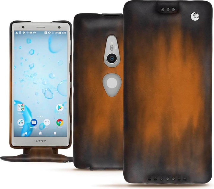 Actual product image Noreve Leather cover vertical (Sony Xperia XZ2)