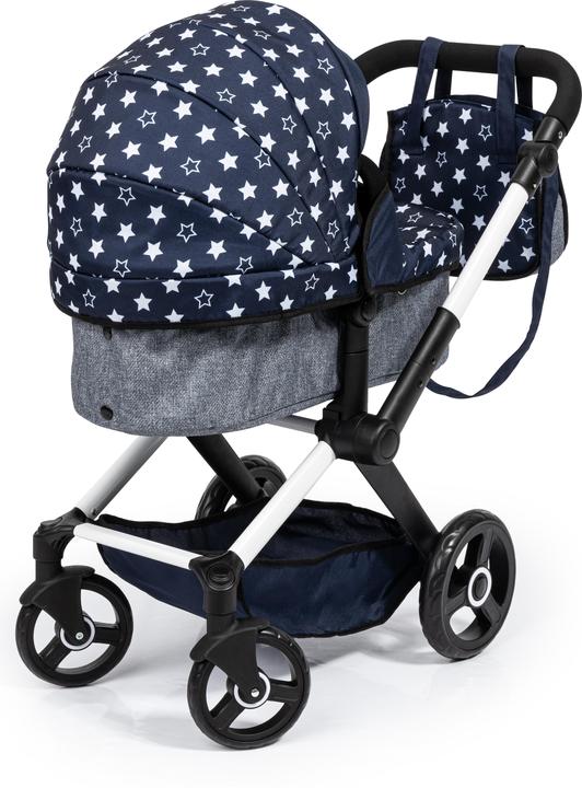 Actual product image Bayer Design 17015AA Combi Poppenwagen Xeo, tas, blauw, sterren