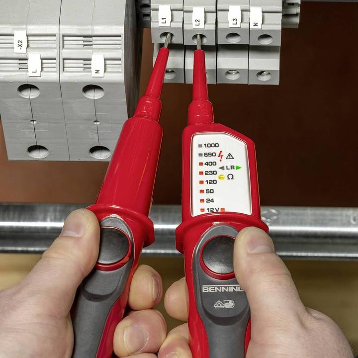 Actual product image Benning DU two-pole voltage tester (CAT IV 600V, CAT III 1000V)