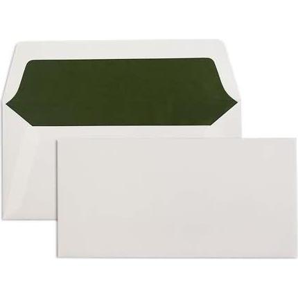 Blanke, Briefumschlag, Briefumschläge DINlang 110g/qm gummiert VE=100 Stück weiss (110 x 220 mm, 100 x)