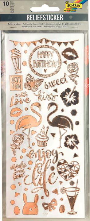 Produktbild Folia Relief-Sticker Ganzjahr II 482-tlg.