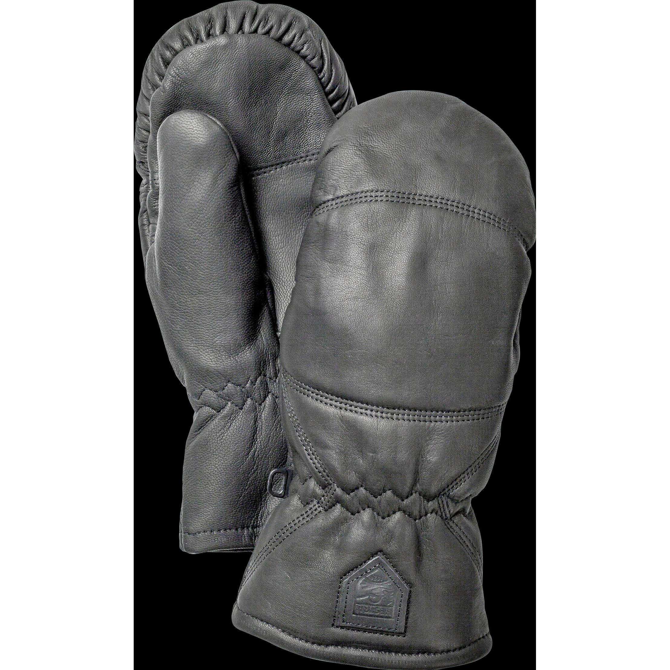 Hestra, Herren, Handschuhe, Leather Box Mitt, Schwarz, (4)