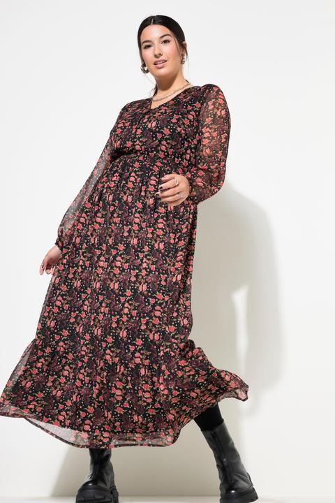 Produktbild Studio Untold Maxikleid, A-Line, doppellagig, Chiffon, Asia Print (46, 48)