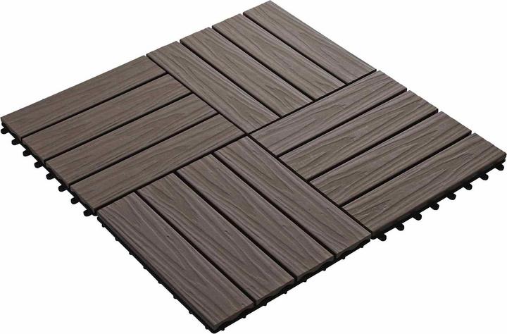 Produktbild vidaXL Terrassenfliese (11x, 30 x 30 cm)