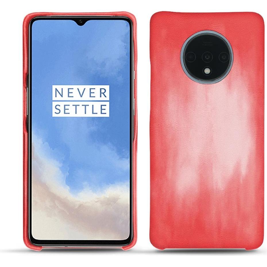 Thumbnail - Noreve Lederschutzhülle (OnePlus 7T), Smartphone Hülle, Rosa