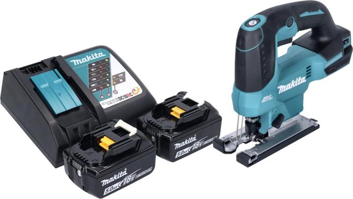 Actual product image Makita DJV 184 RT Battery Pendulum Jigsaw 18 V Brushless + 2x Battery 5.0 Ah + Charger