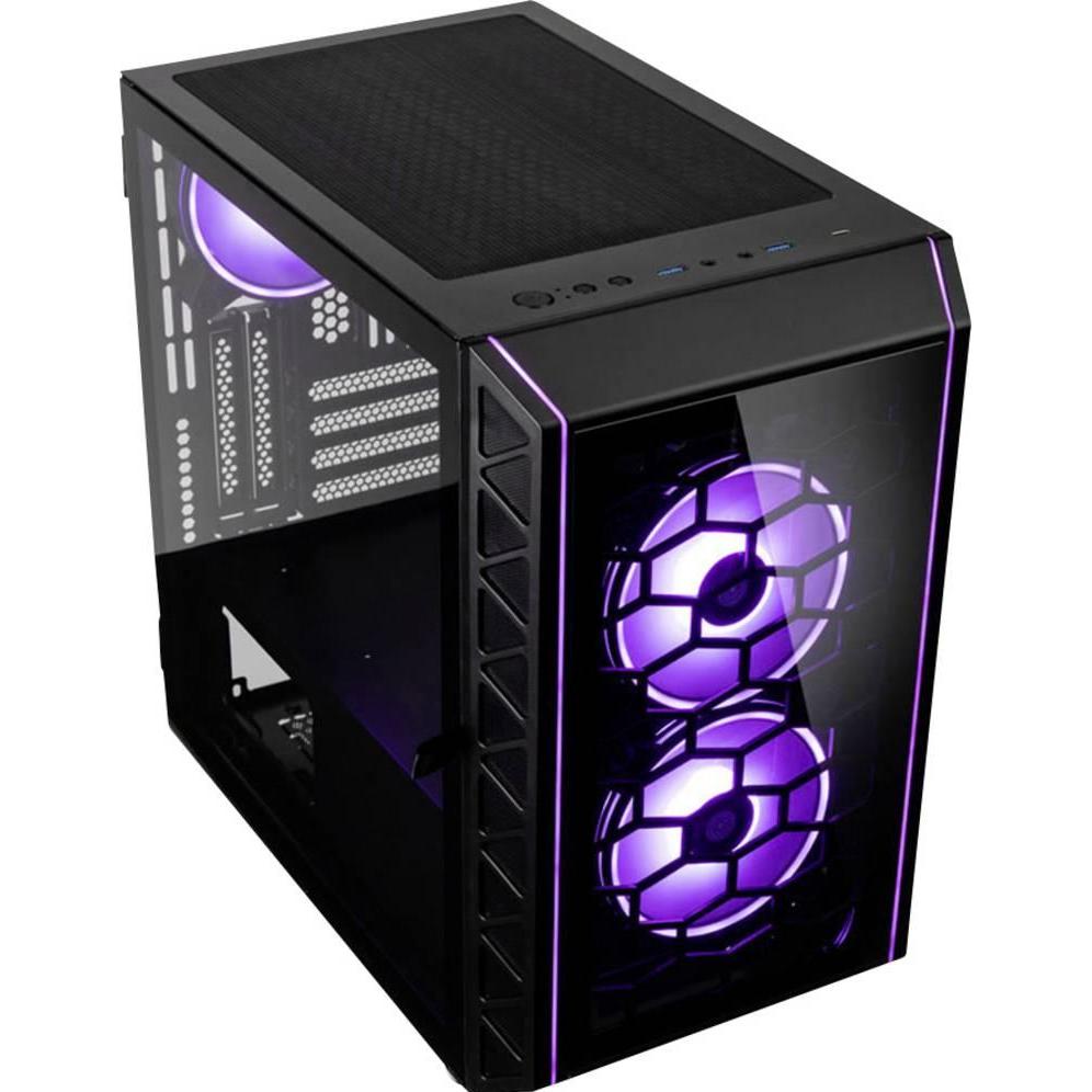 Thumbnail - Kolink Citadel Glass SE (mATX, Mini-ITX), PC Gehäuse, Schwarz