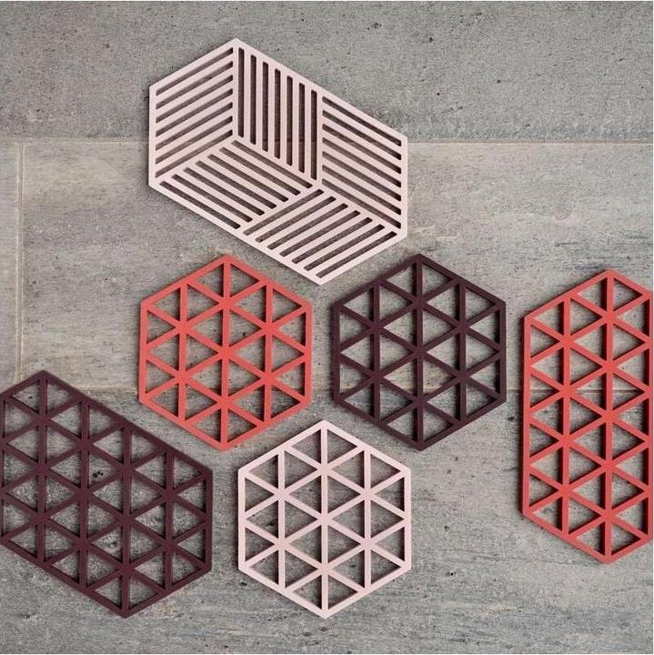 Produktbild Zone Denmark Topfuntersetzer Triangle Untersetzer Rot (1x)