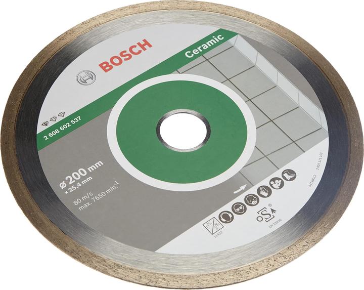 Actual product image Bosch Professional Zubehör Diamond saw blade Standard for Ceramic, 200 x 25.40 x 1.6 x 7 mm