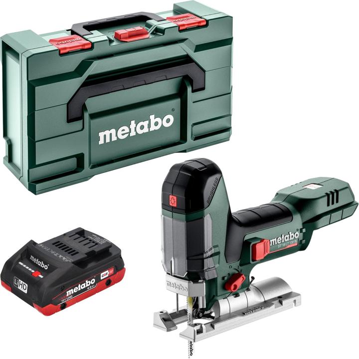 Produktbild Metabo ST 18 LT 130 BL Akku Stichsäge 18 V 130 mm Brushless + 1x LiHD Akku 4,0 Ah + Metabox - ohne