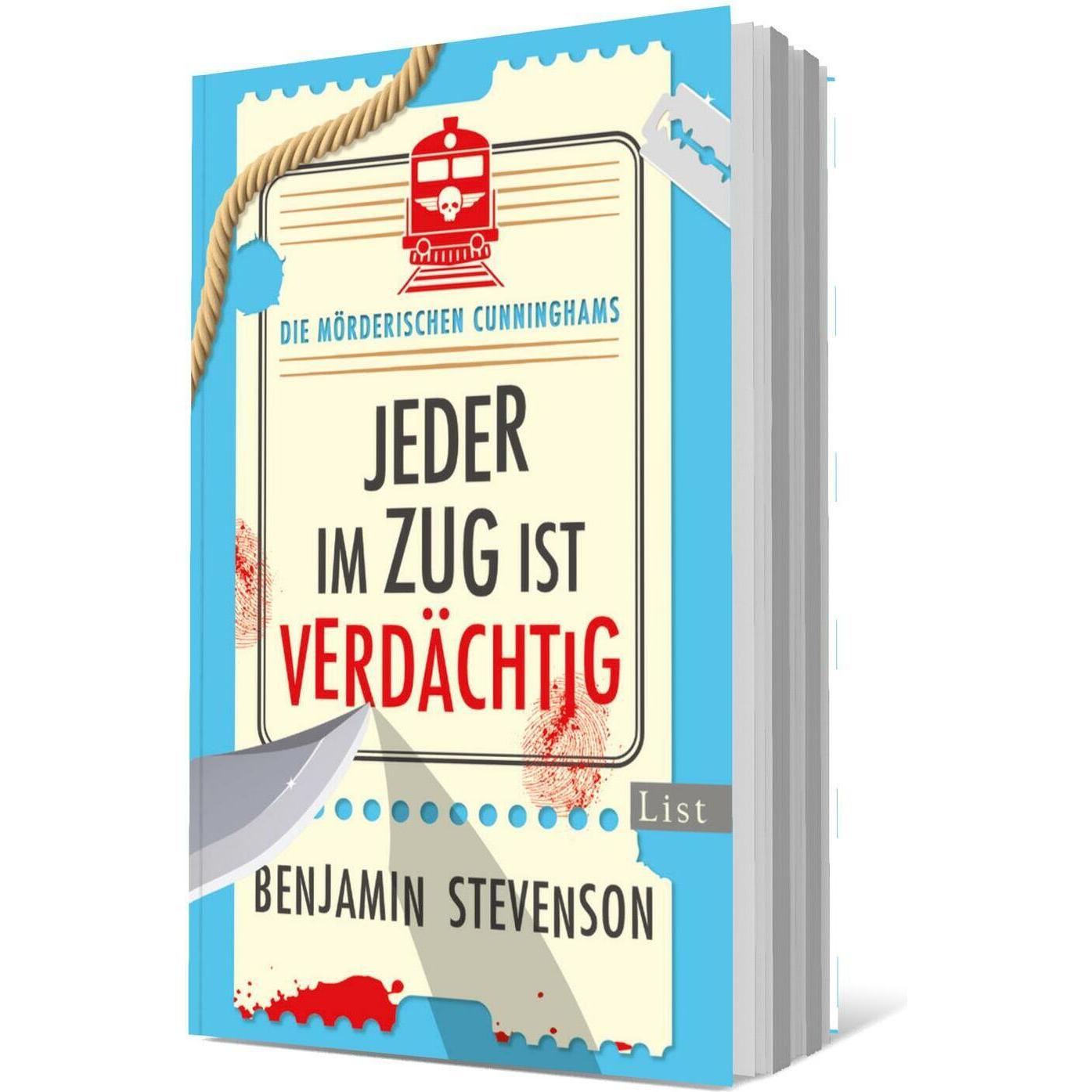 Die mörderischen Cunninghams. Jeder im Zug ist verdächtig (Die mörderischen Cunninghams 2), Belletristik von Benjamin St...