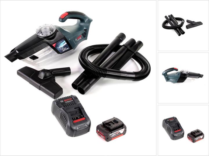 Image du produit Bosch Professional Bosch GAS 18V-1 Professional Li-Ion Aspirateur à Main sans fil + 1x Batterie GBA 5,0 Ah + Charger