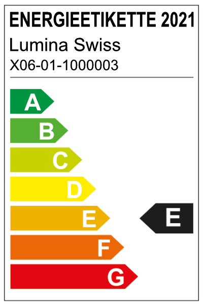 Energy Label Lumina Swiss Romantic (20 m)