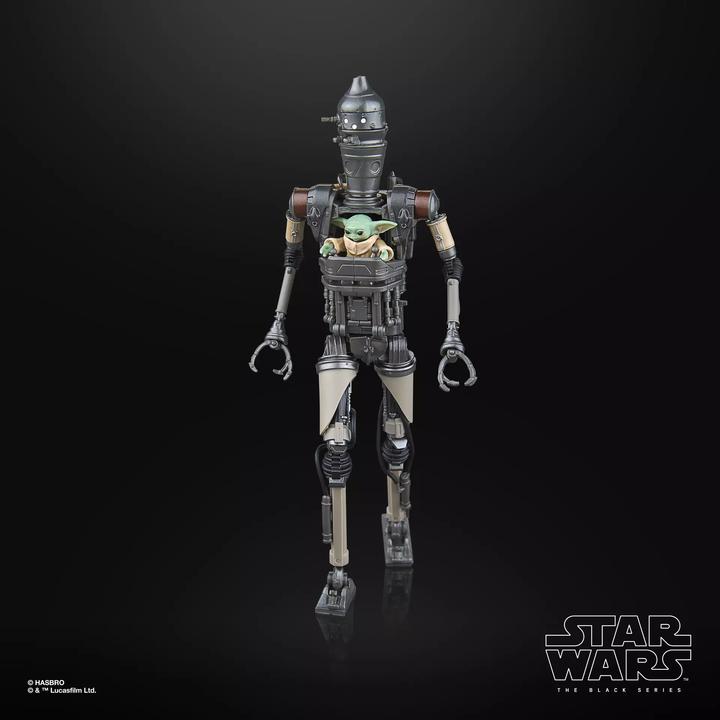 Actual product image Hasbro Star Wars: The Mandalorian Black Series Actionfiguren 2er-Pack IG-12 & Grogu 15 cm