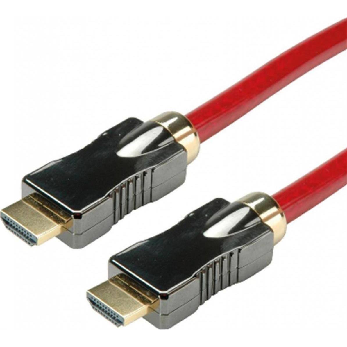 Roline Rosso Hdmi (Typ A) — Hdmi (Typ A) (5 M), Cavo Video,