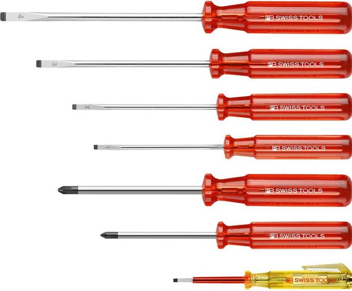 Produktbild PB Swiss Tools Schraubensätze (Phillipps-Kreuzschlitz (PH), Schlitzschrauben)