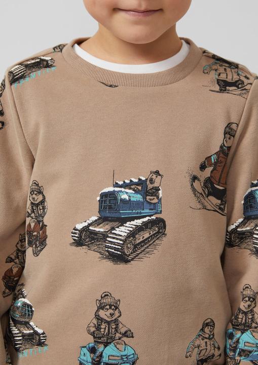 Immagine prodotto S.Oliver Sweatshirt Sweatshirt mit All-over-Print (140)