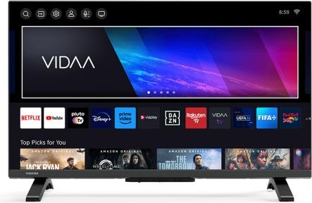Toshiba 32WV2E63DG TV (32") HD Smart TV Black 250 cd/m² (32", LED, HD ready)
