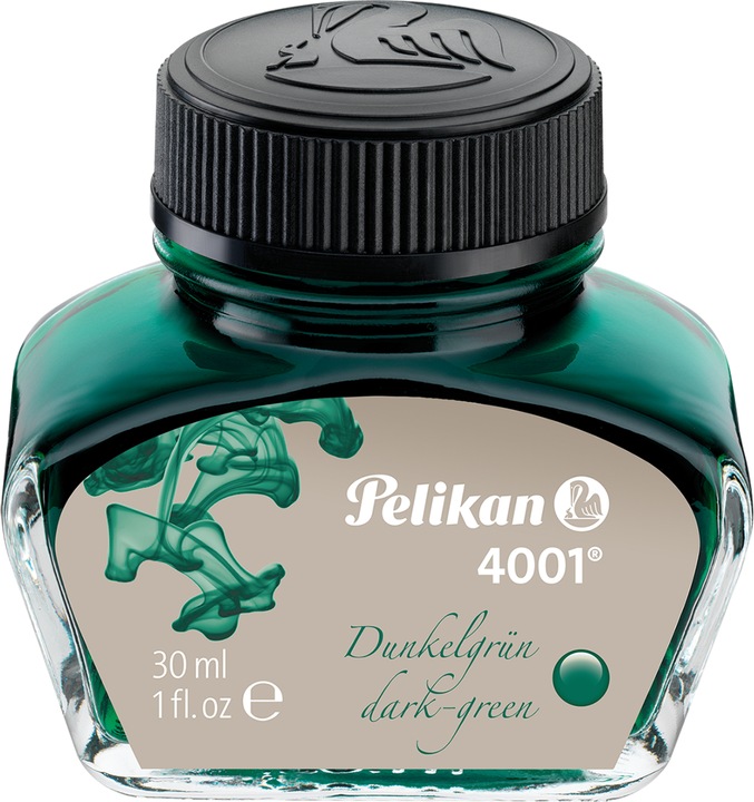 Produktbild Pelikan Tintenglas 4001 (Tintenfass, Dunkelgrün)