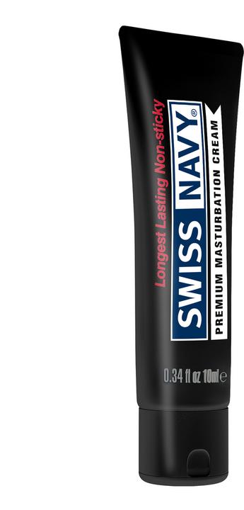 Actual product image Swiss Navy Premium Masturbation Cream - 10ml/50pcs Fishbowl (10 ml)