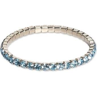 Oliver Weber Collection, Armschmuck, Oliver Weber - Tennis bracelet with blue crystals Euphoria 32419 AQUA
