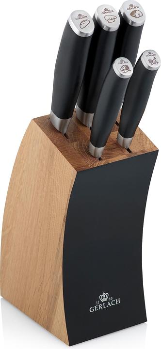 Produktbild Gerlach G02-991AM-ZENB-05PU-S2S1-01 Deco Black, Messerblock, Edelstahl
