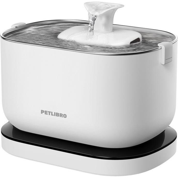 Petlibro Bianco Dockstream (250 Cl), Ciotola Mangime + Dosatore