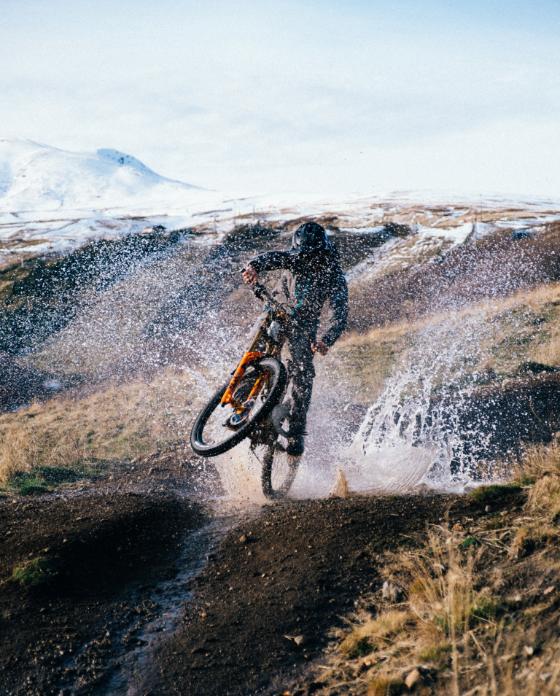 Produktbild dirtlej Dirtsuit SFD Edition, grau/blau, L (L)