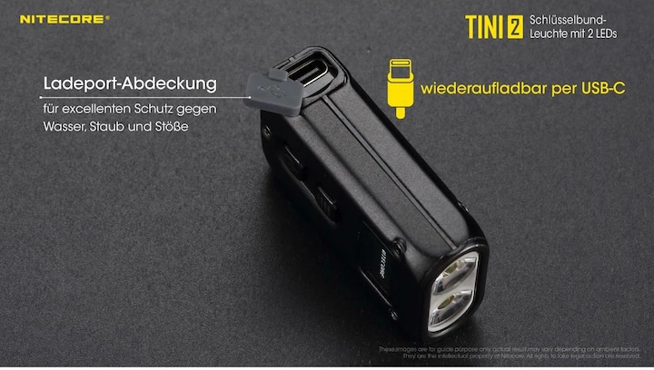 Productafbeelding Nitecore TINI2 (4.70 cm, 500 lm)