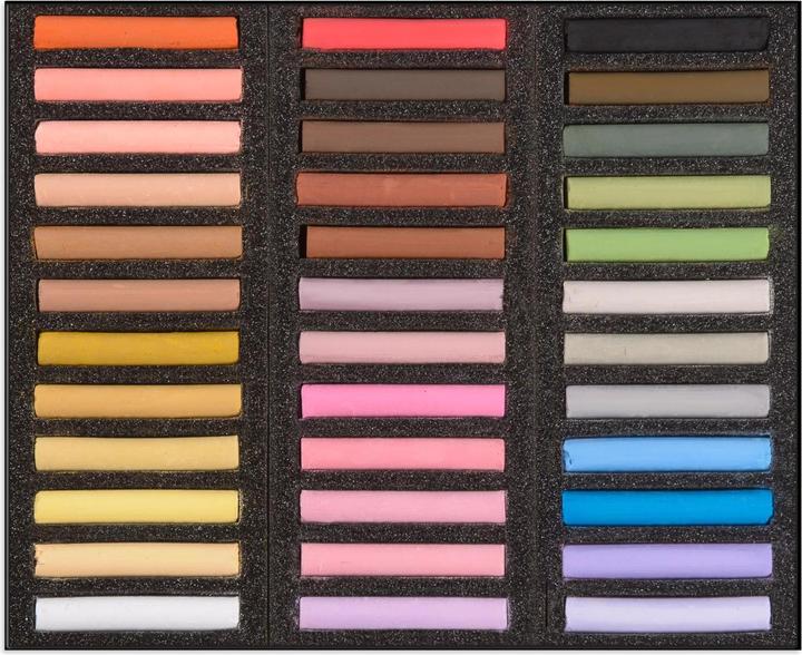 Actual product image BlockX Coffret bois 72 Pastels - Paysage - Jaune brillant foncé (36 x)