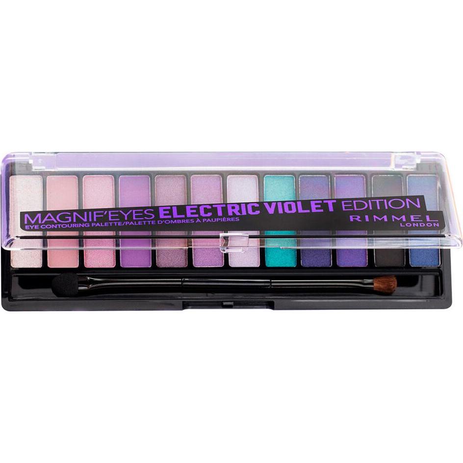 Thumbnail - Rimmel London, Lidschatten, MAGNIF'EYES palette #008-electric violet (008 Electric Violet Edition)