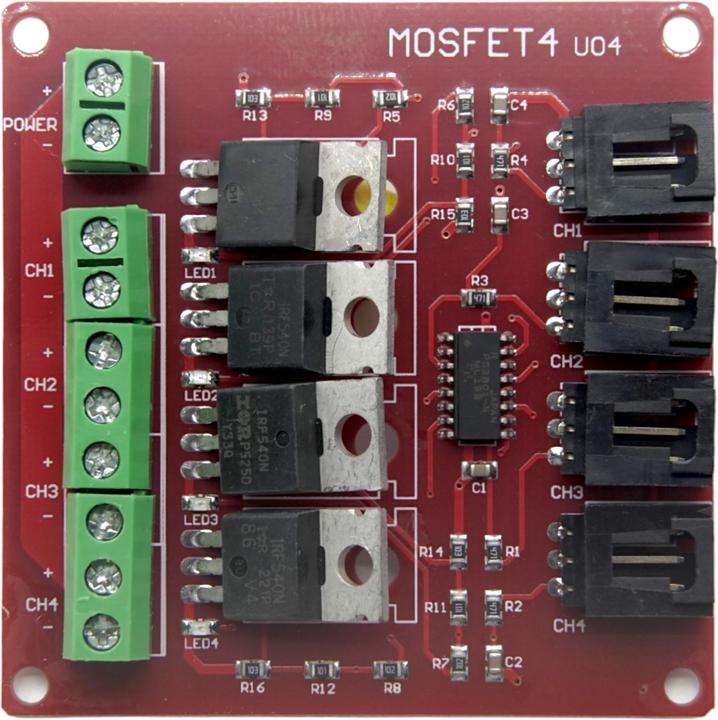 Immagine prodotto Purecrea Modulo driver a 4 canali MOSFET IRF540