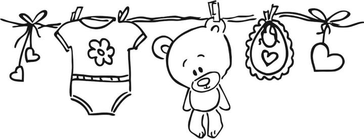 Produktbild Heyda Stempel Wäscheleine 10x3.8cm 211801202 Holz matt