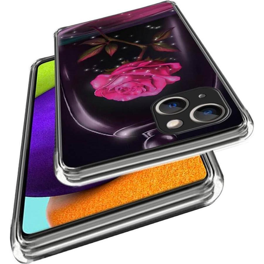 Thumbnail - Cover-Discount iPhone 15 - Cover Handyhülle IMD Rose (Apple iPhone 15), Smartphone Hülle, Rosa